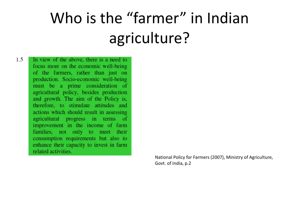 who is the farmer in indian agriculture 4