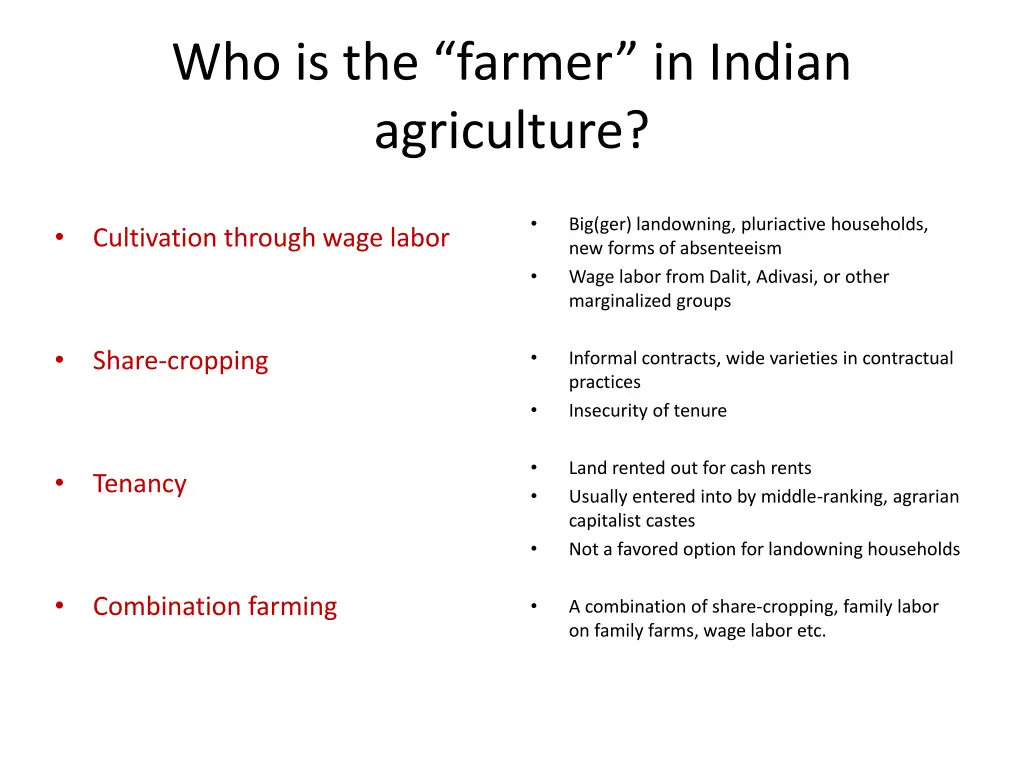 who is the farmer in indian agriculture 8