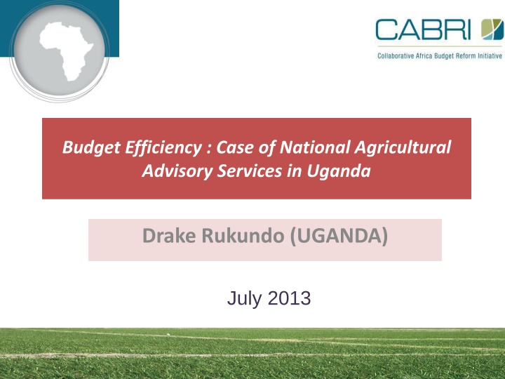 budget efficiency case of national agricultural