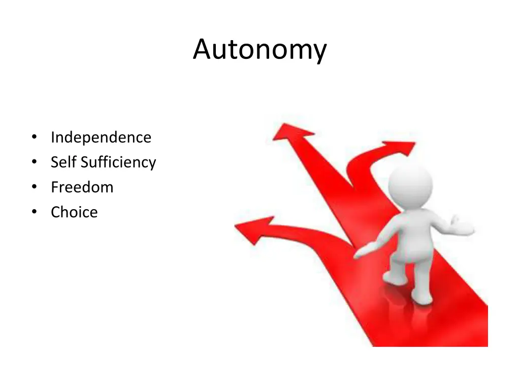 autonomy