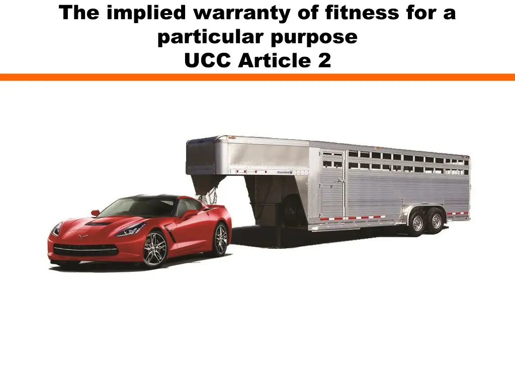 the implied warranty of fitness for a particular