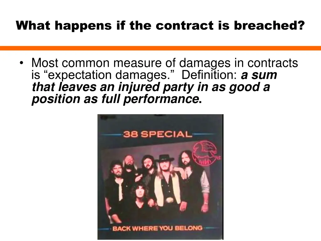 what happens if the contract is breached 1