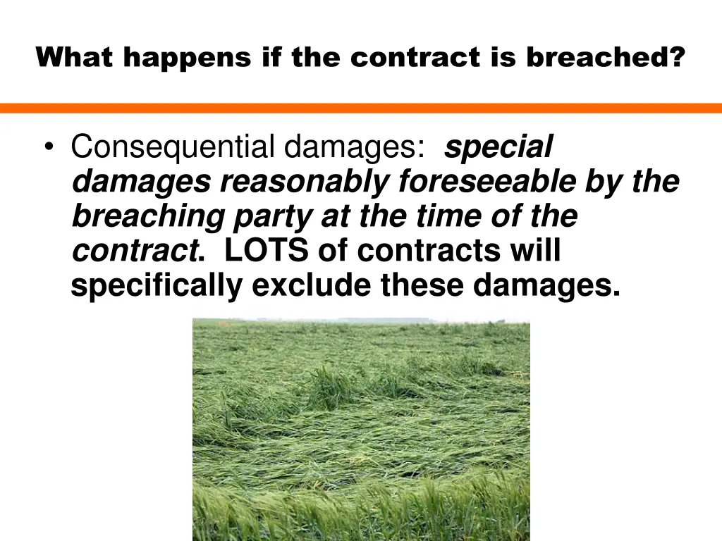 what happens if the contract is breached 3