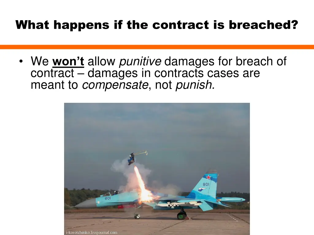 what happens if the contract is breached