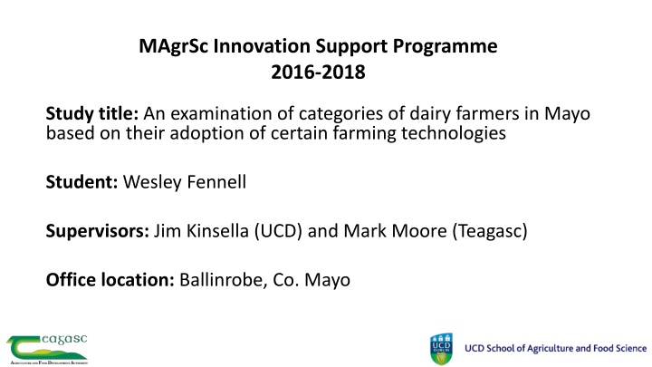 magrsc innovation support programme 2016 2018