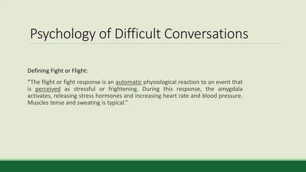 psychology of difficult conversations 1