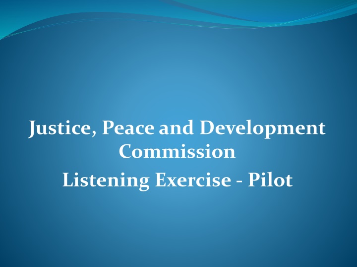 justice peace and development commission