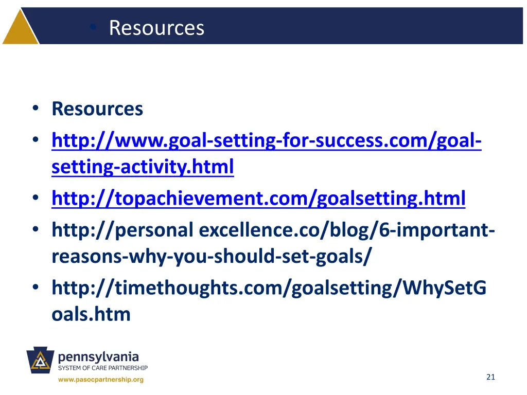 resources