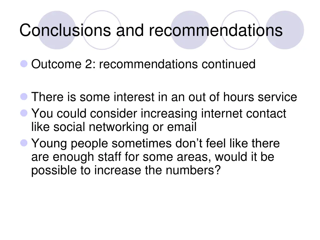 conclusions and recommendations 2