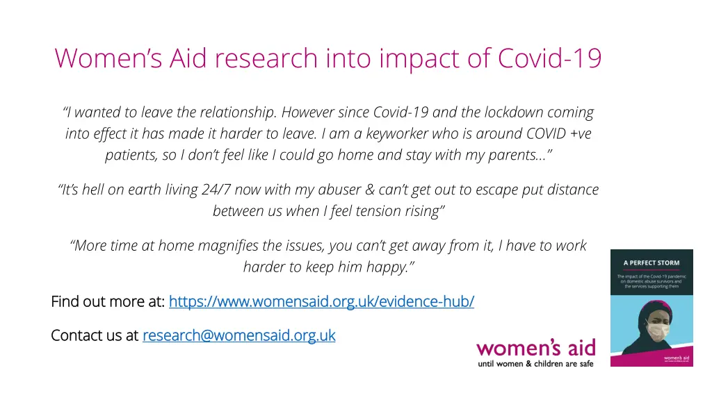 women s aid research into impact of covid 19