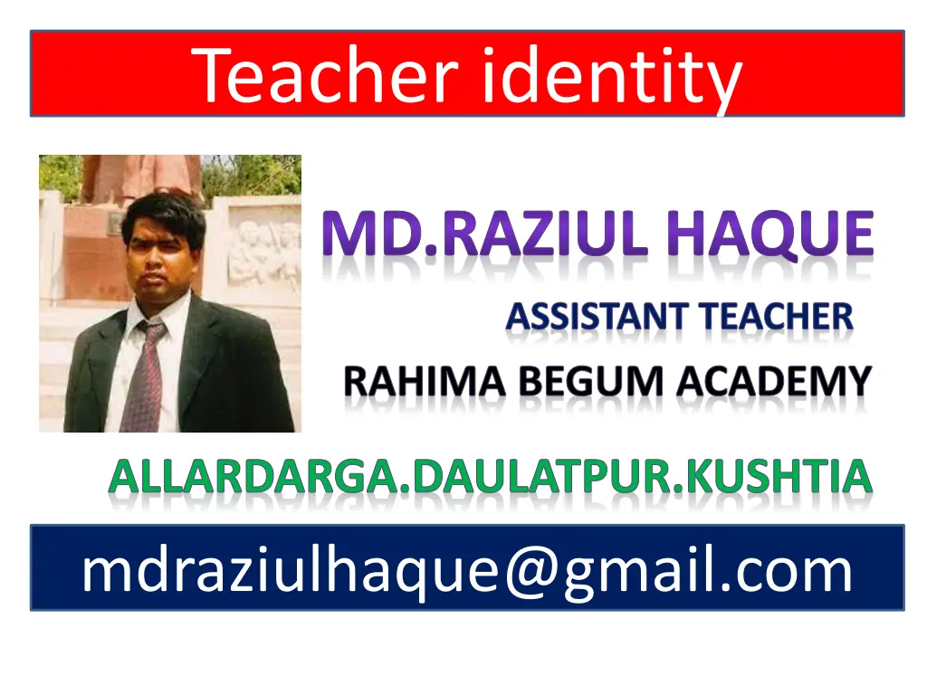 teacher identity