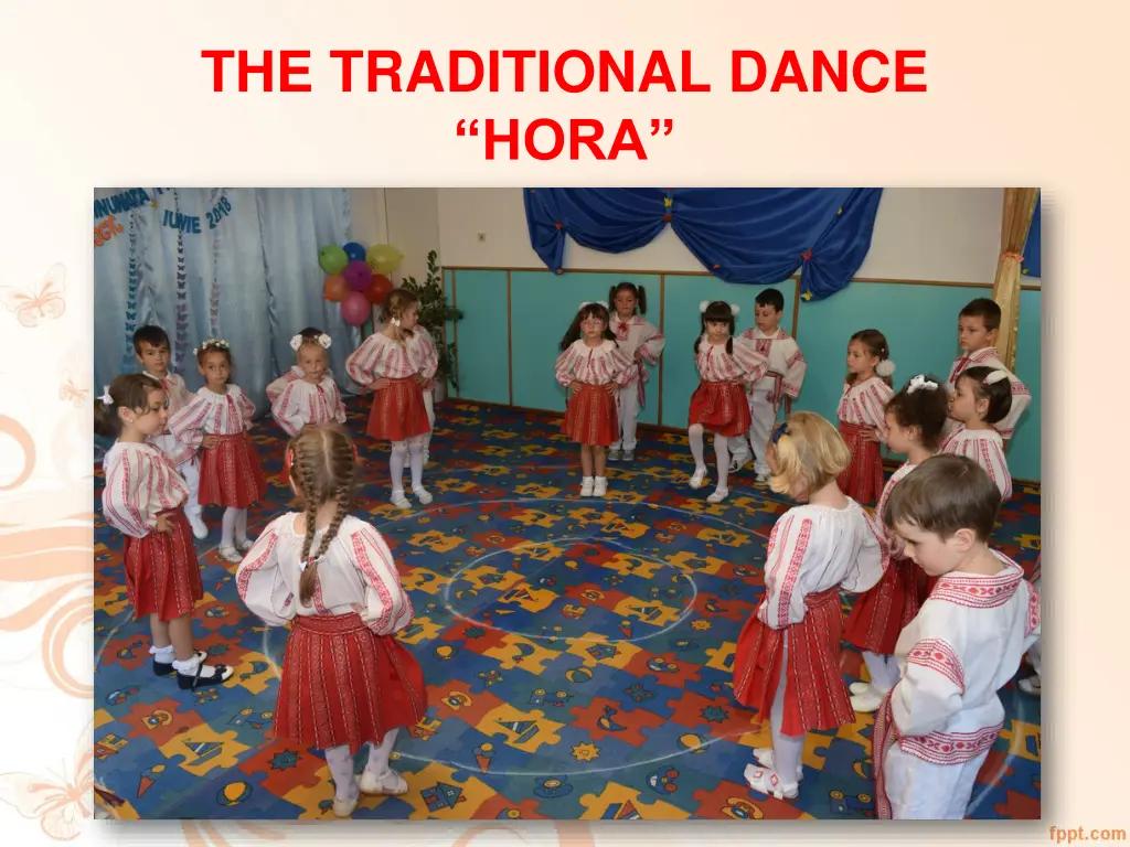 the traditional dance hora