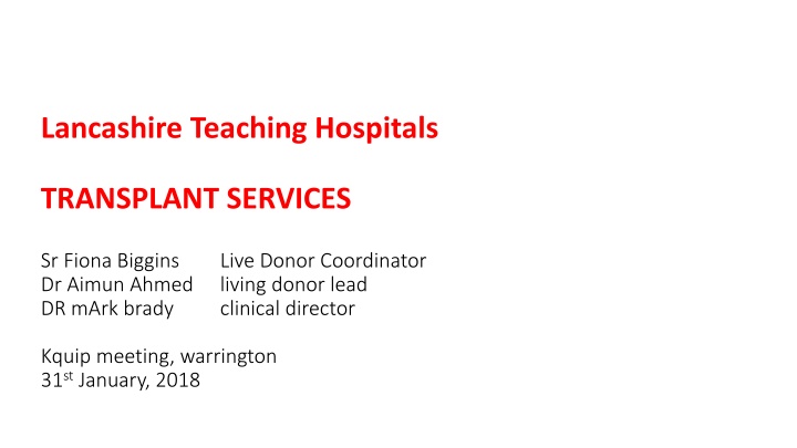 lancashire teaching hospitals