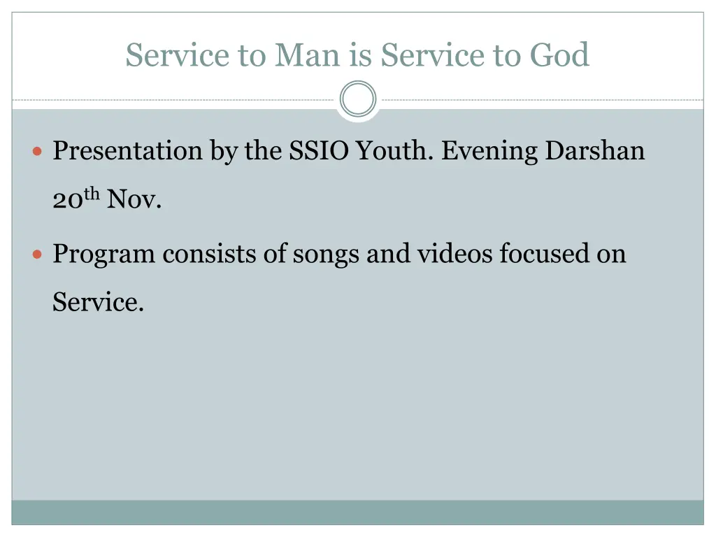 service to man is service to god