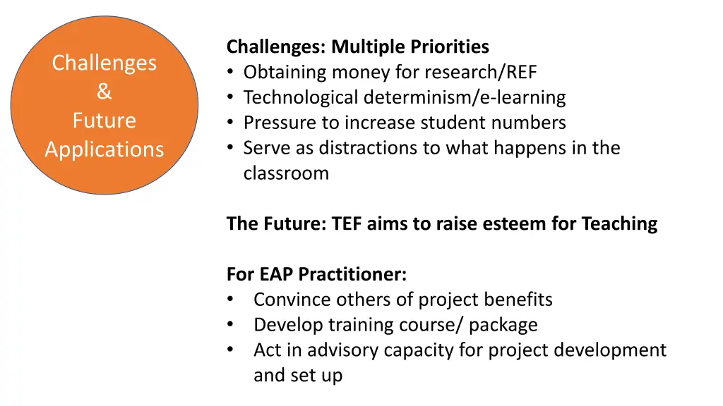 challenges multiple priorities obtaining money