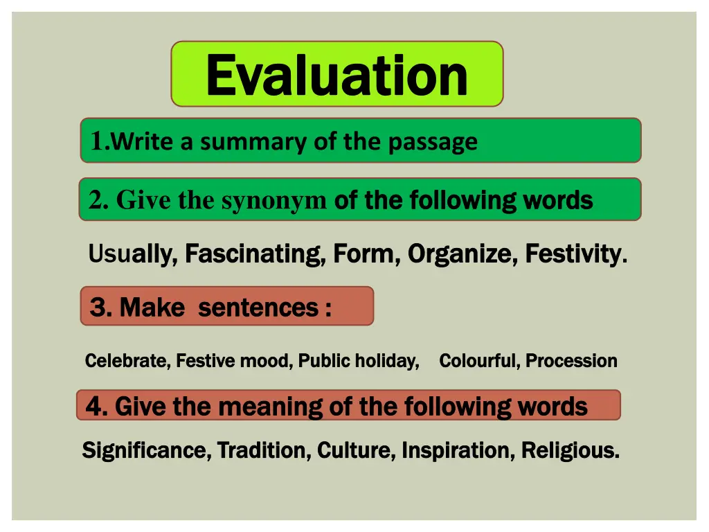 evaluation evaluation