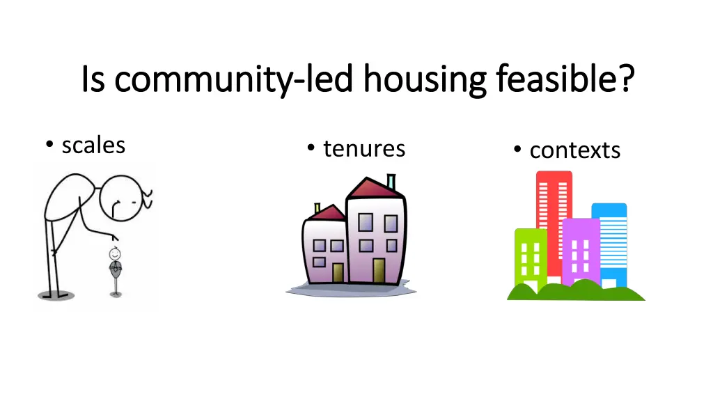 is community is community led housing feasible