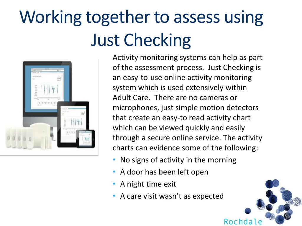 working together to assess using just checking