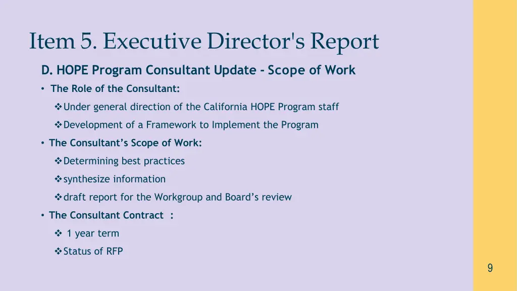 item 5 executive director s report 2