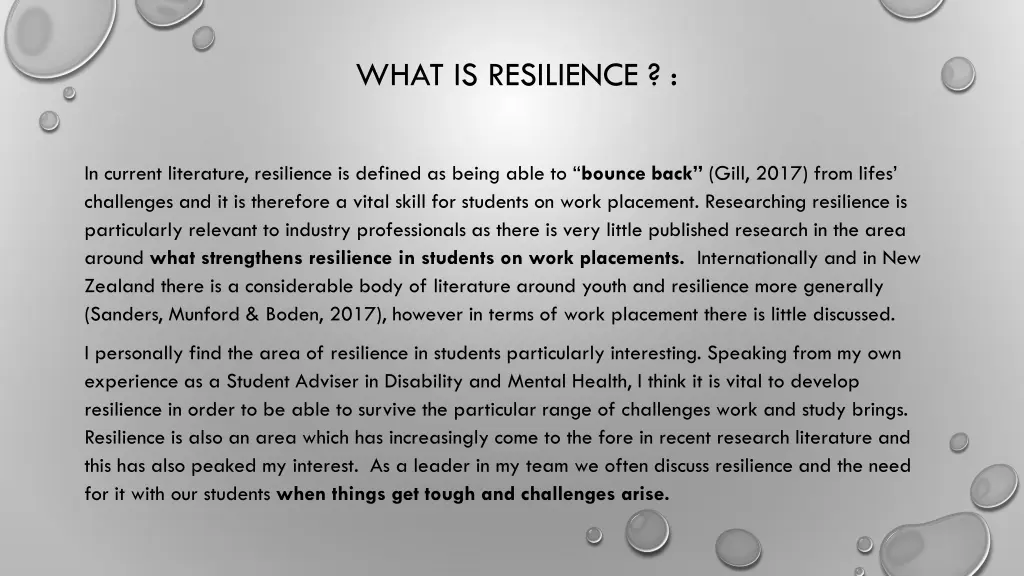 what is resilience