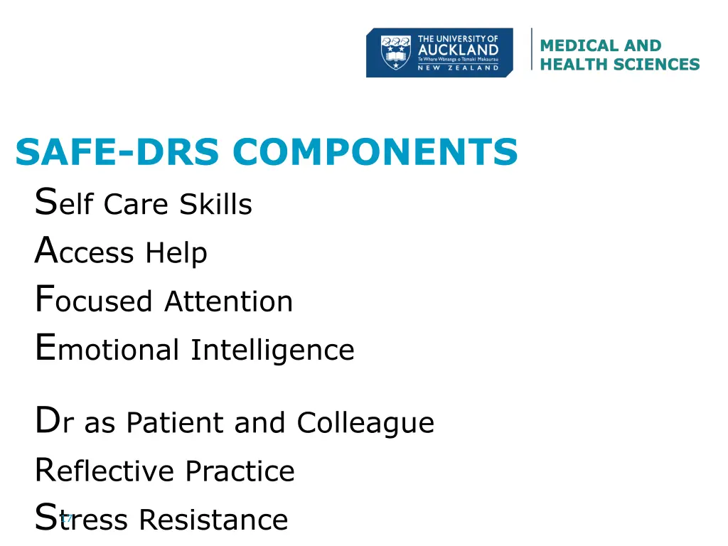 safe drs components