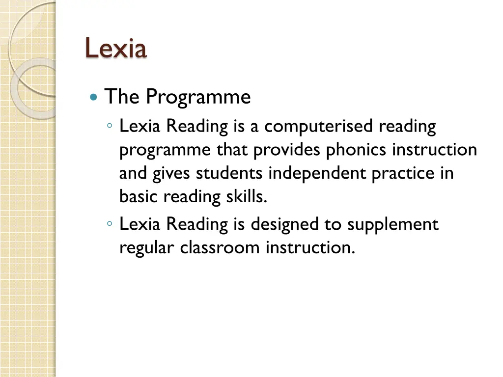 lexia