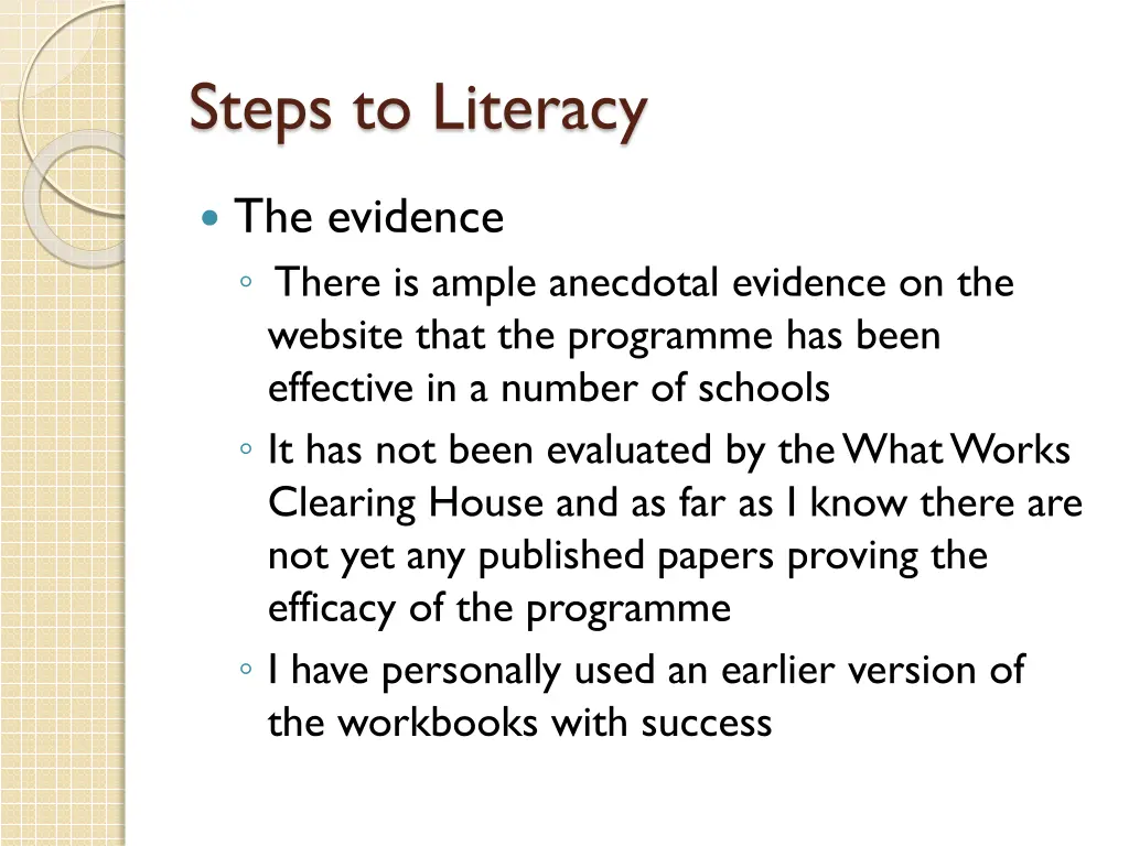 steps to literacy 1