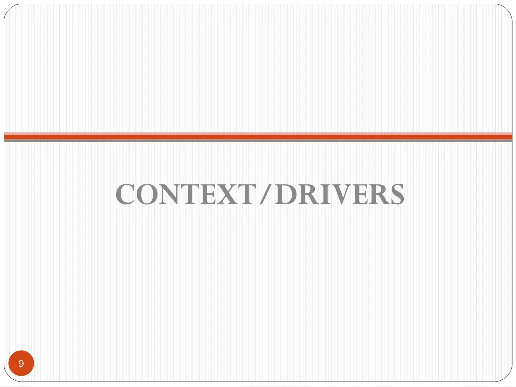 context drivers