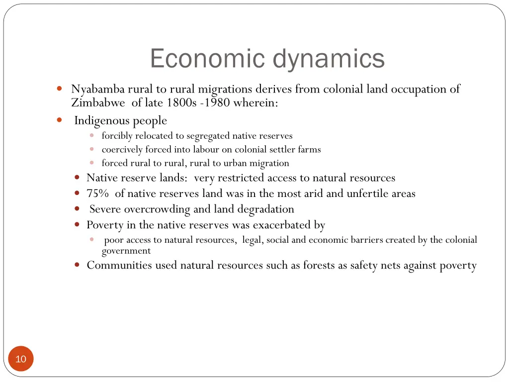 economic dynamics