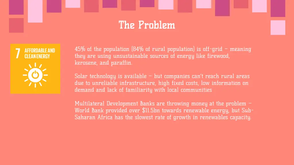 the problem the problem