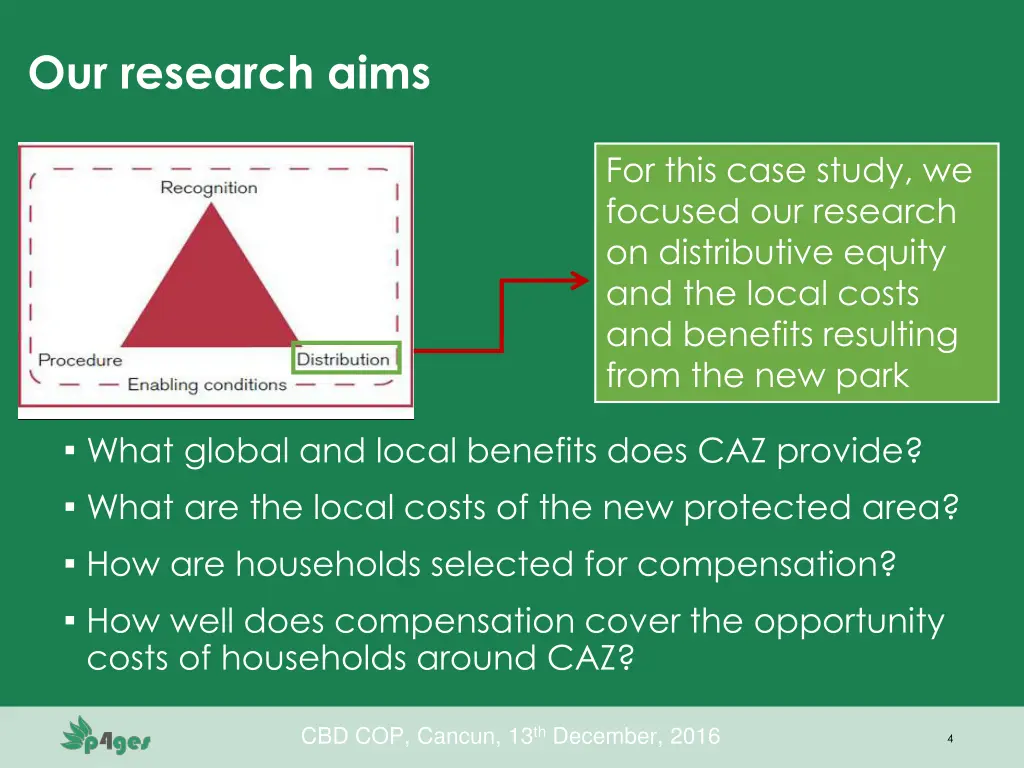 our research aims