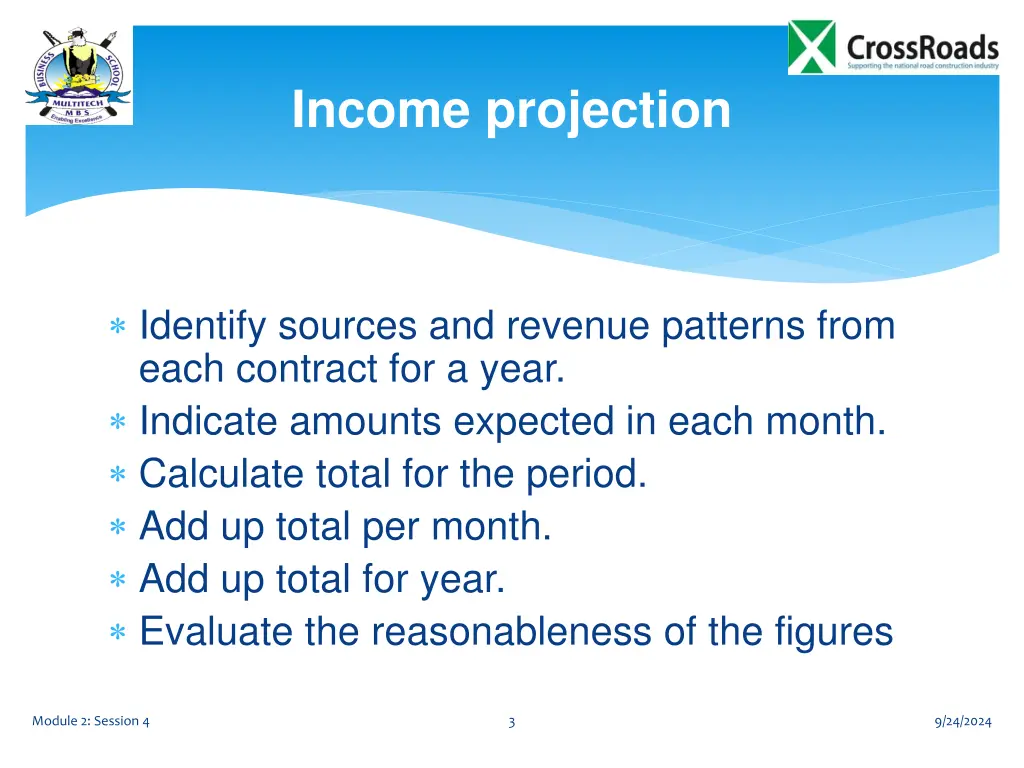 income projection