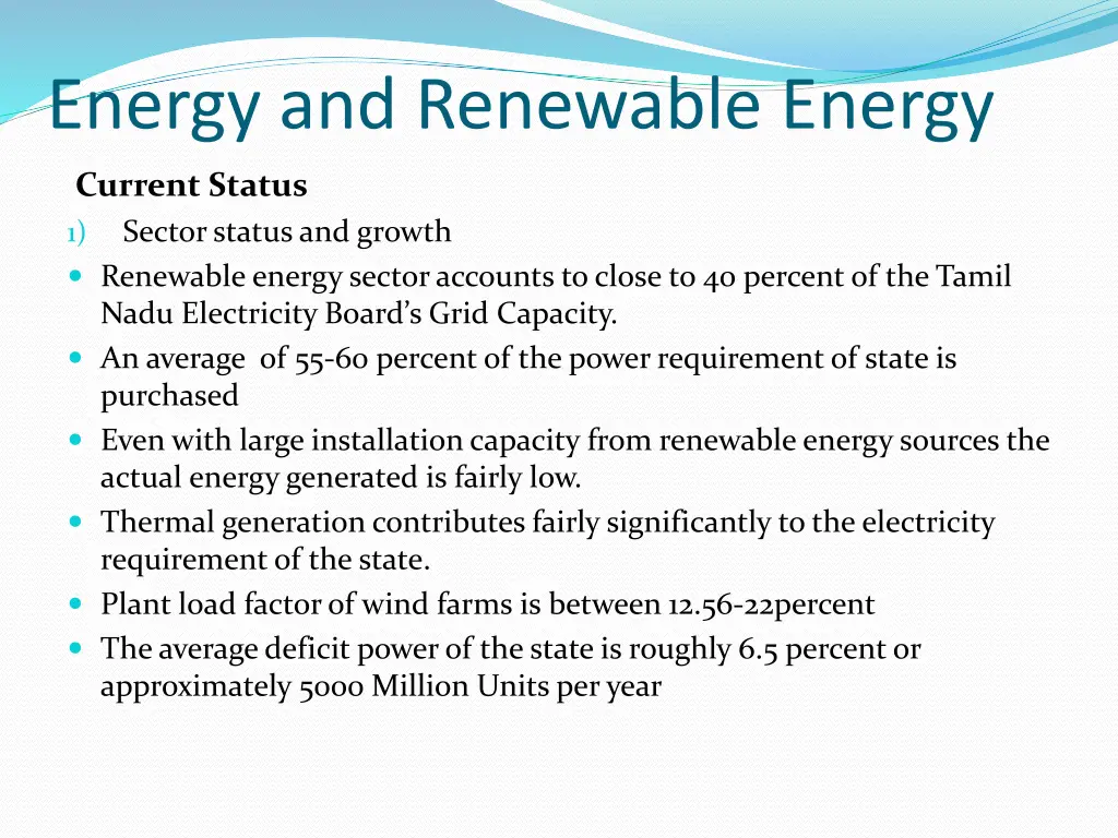 energy and renewable energy 1