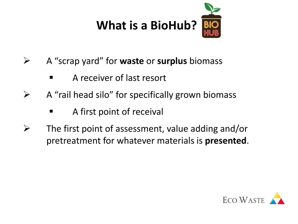 what is a biohub