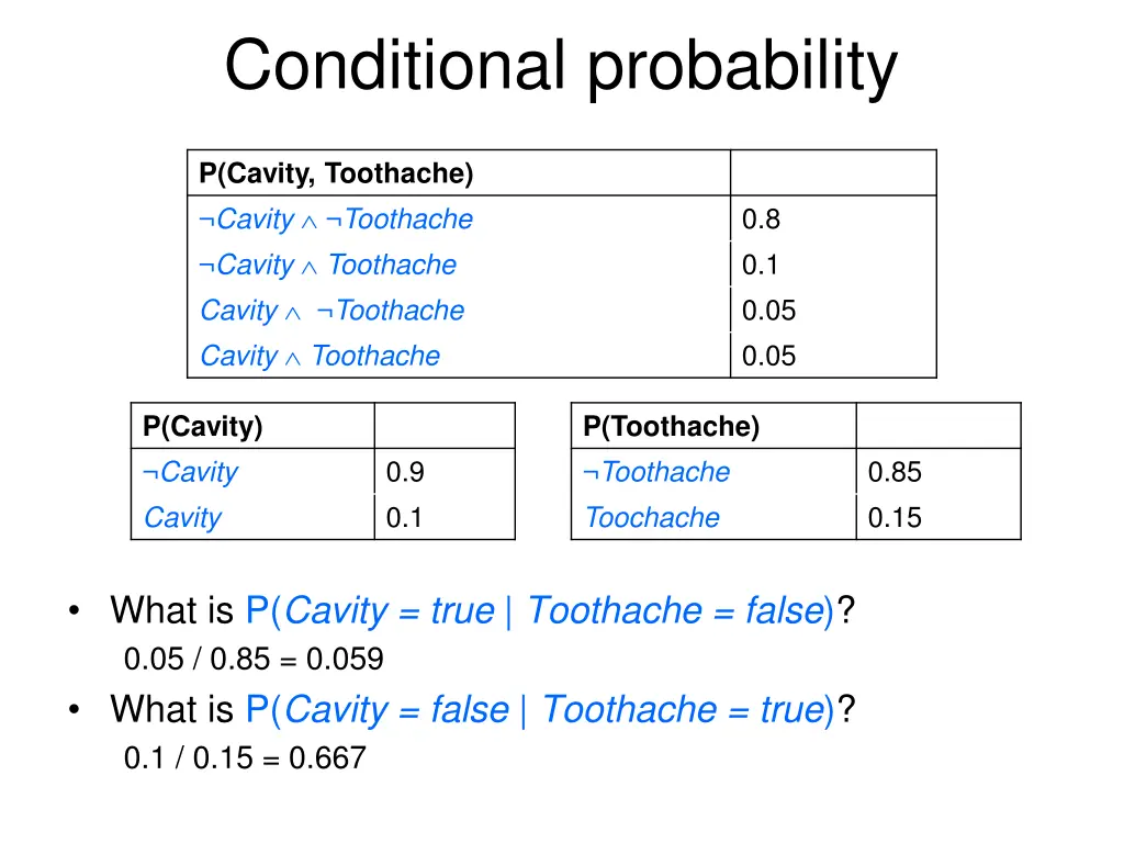 conditional probability 1