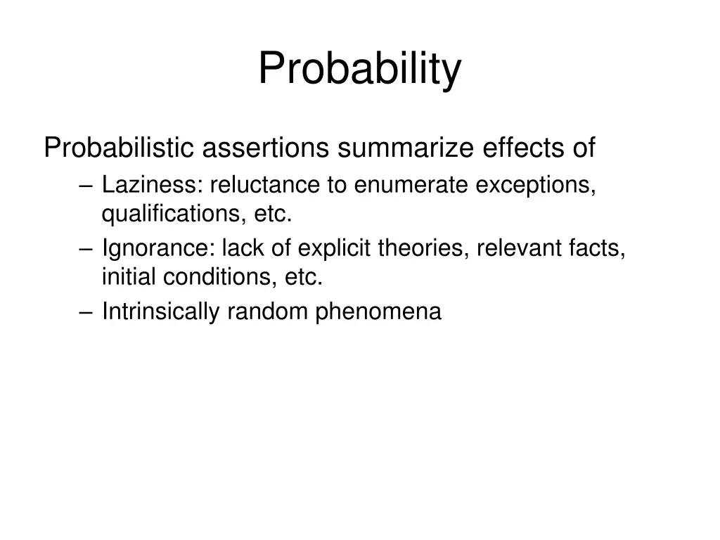 probability