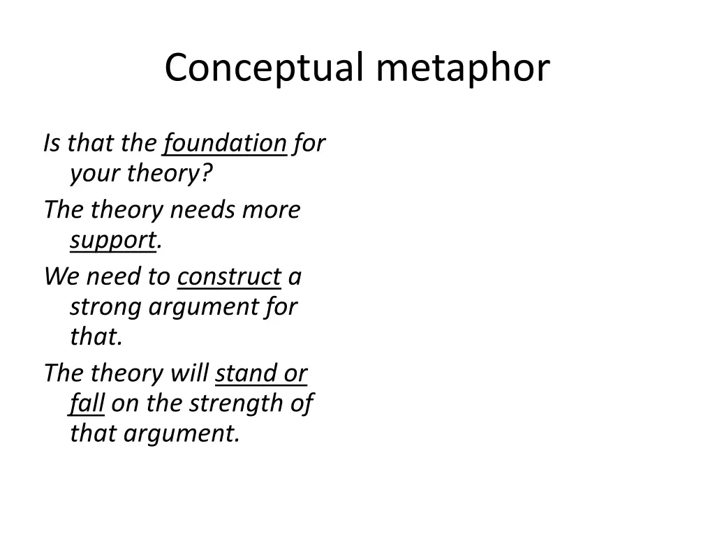 conceptual metaphor 2