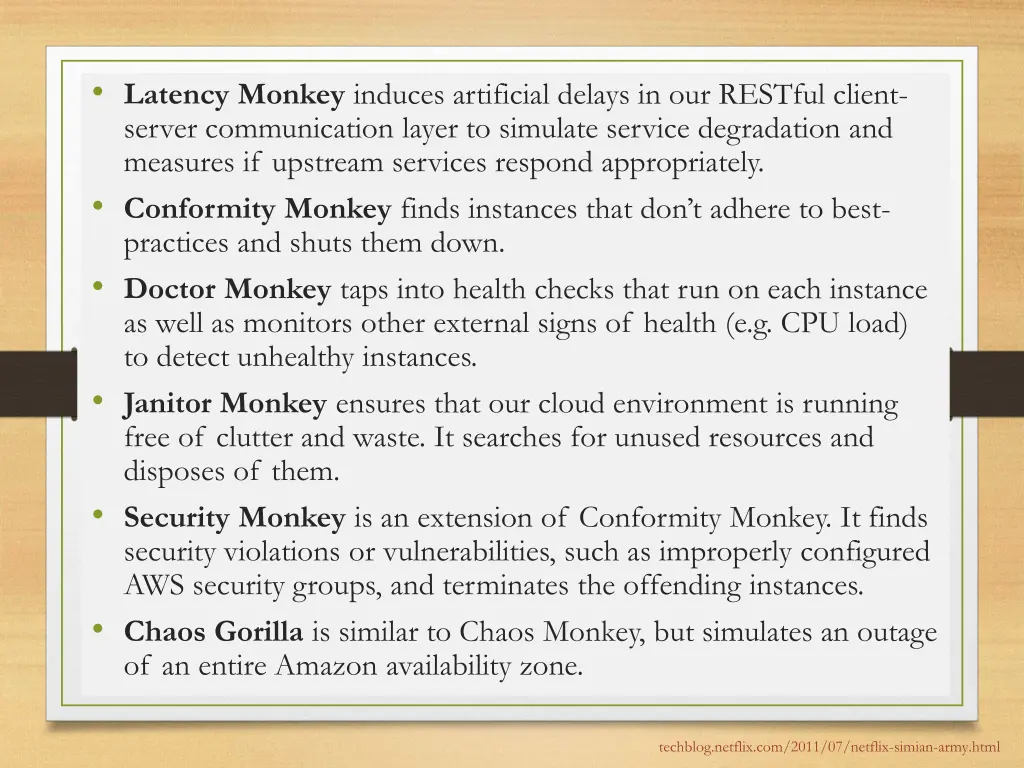 latency monkey induces artificial delays