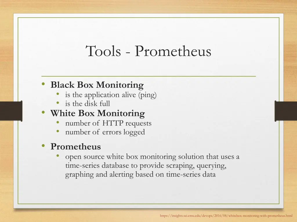 tools prometheus