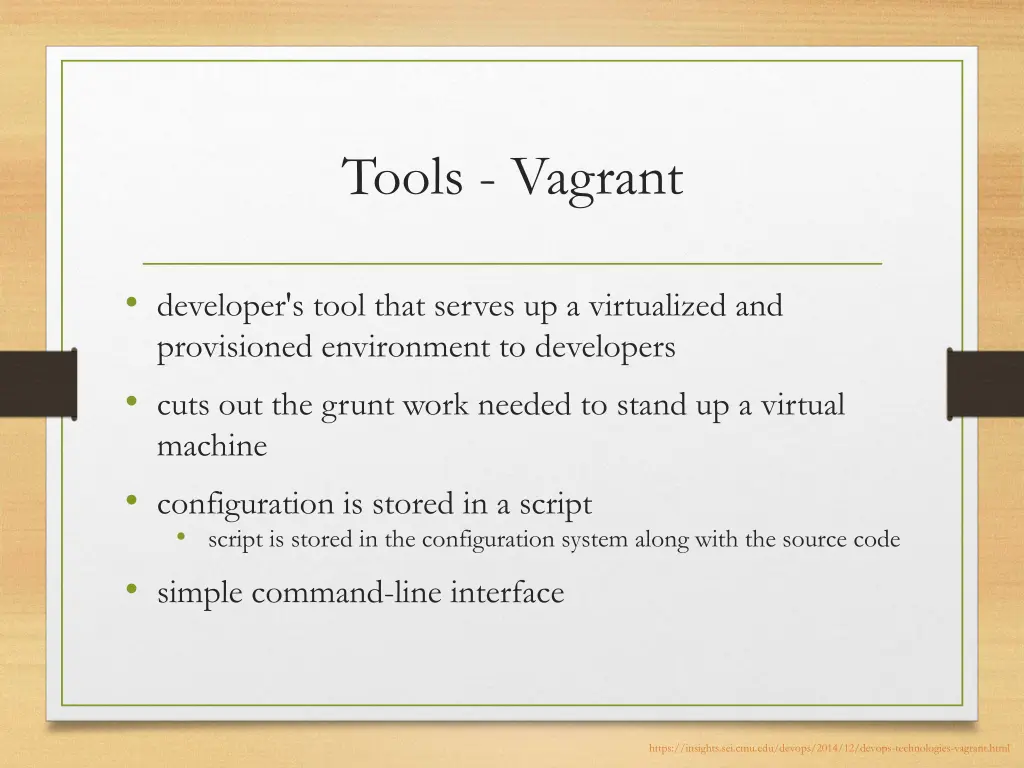 tools vagrant