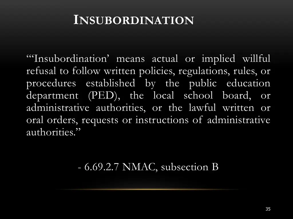 i nsubordination 1