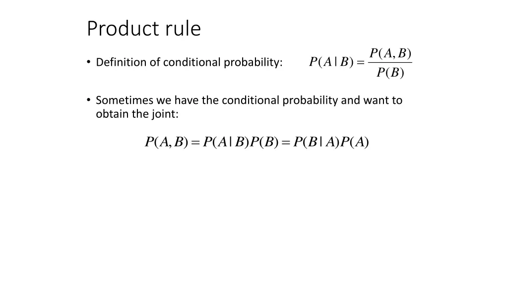 product rule