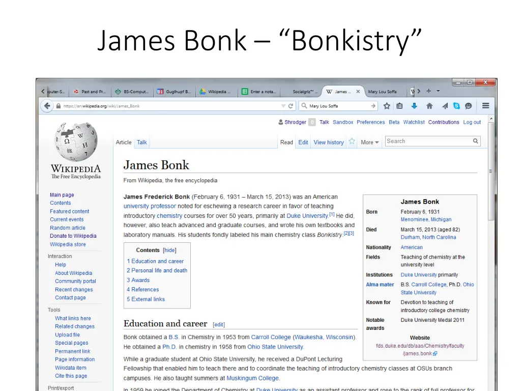 james bonk bonkistry