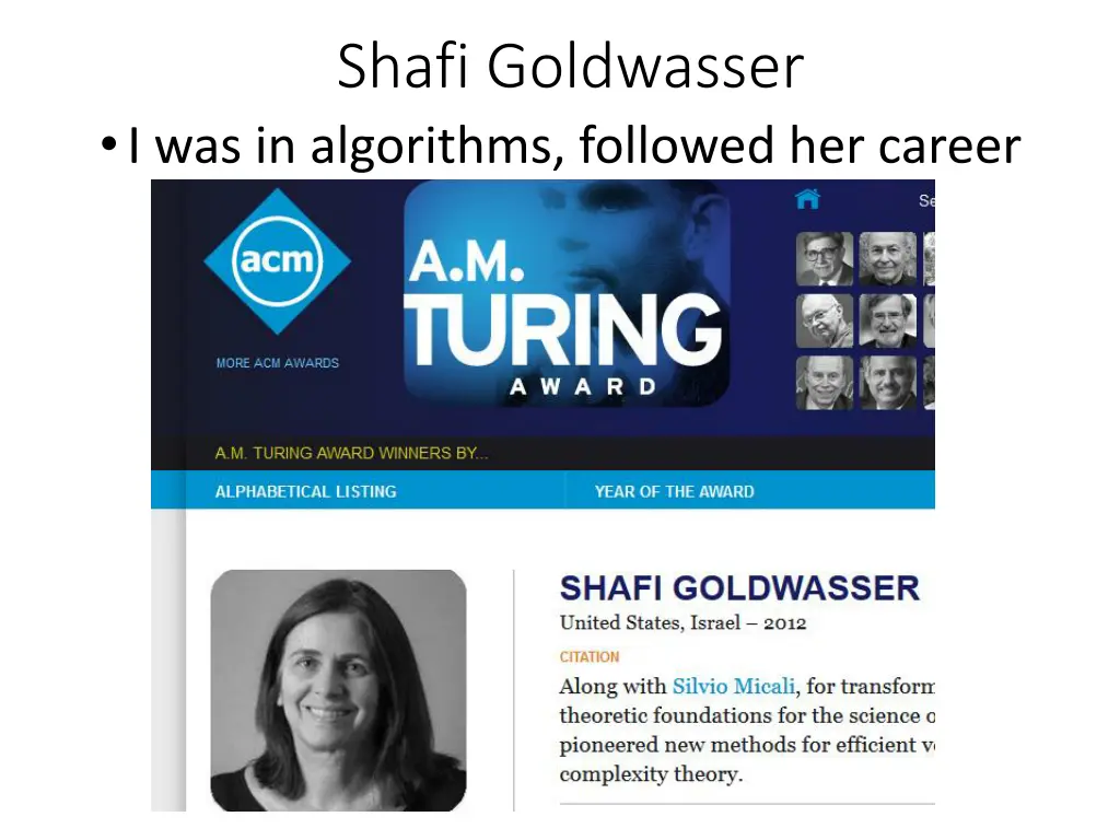 shafi goldwasser