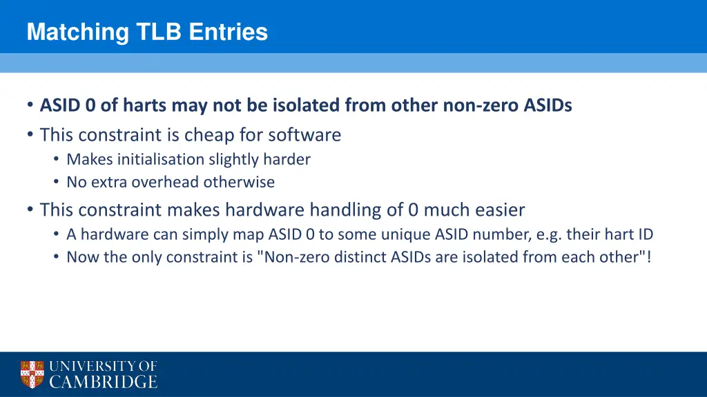 matching tlb entries 1