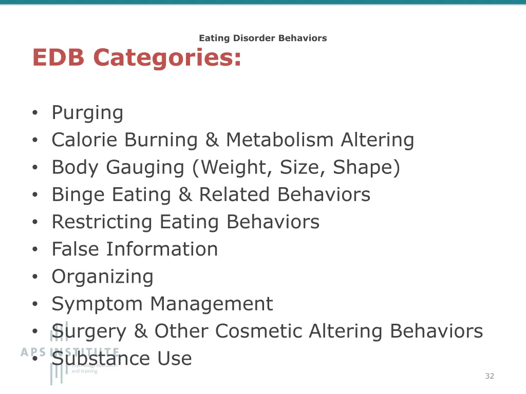 eating disorder behaviors 2