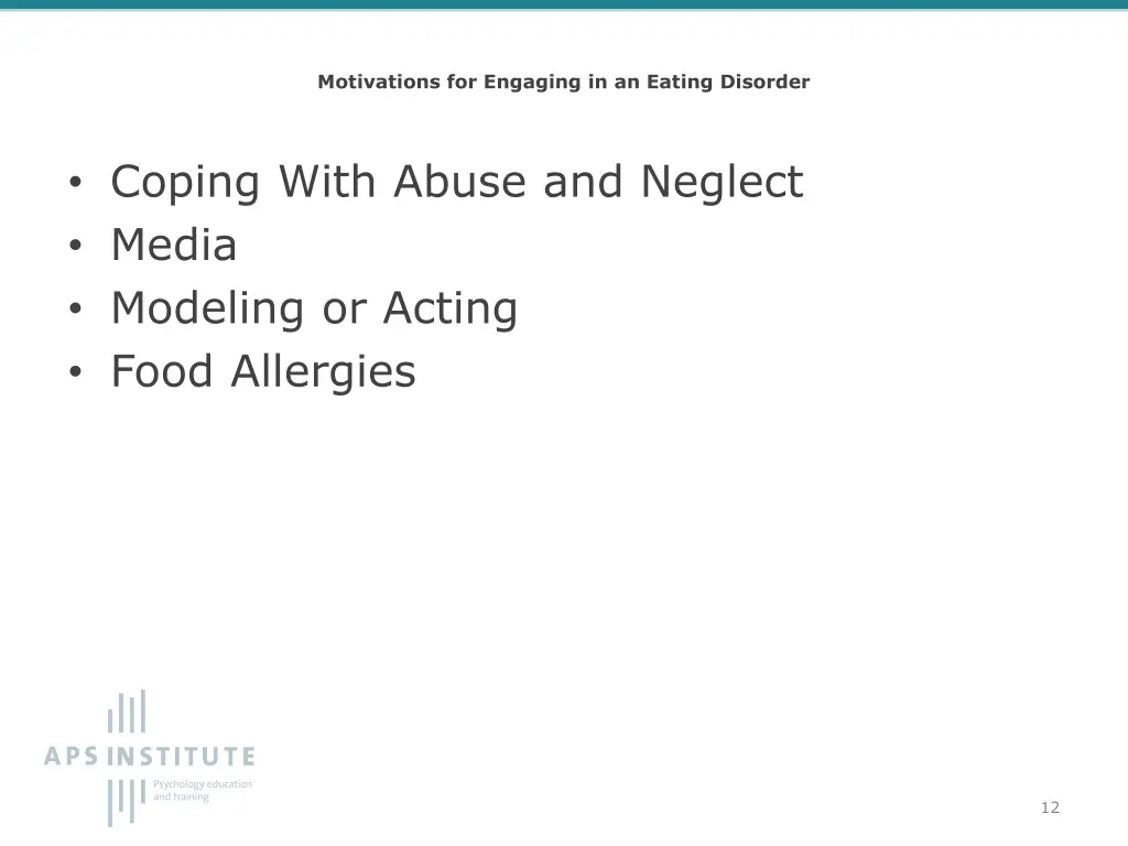 motivations for engaging in an eating disorder 4