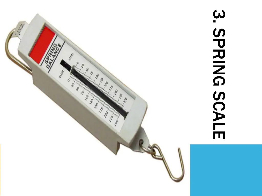 3 spring scale