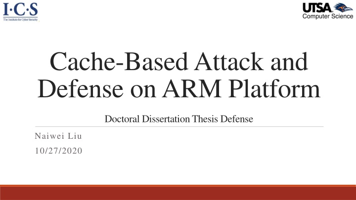 cache based attack and defense on arm platform