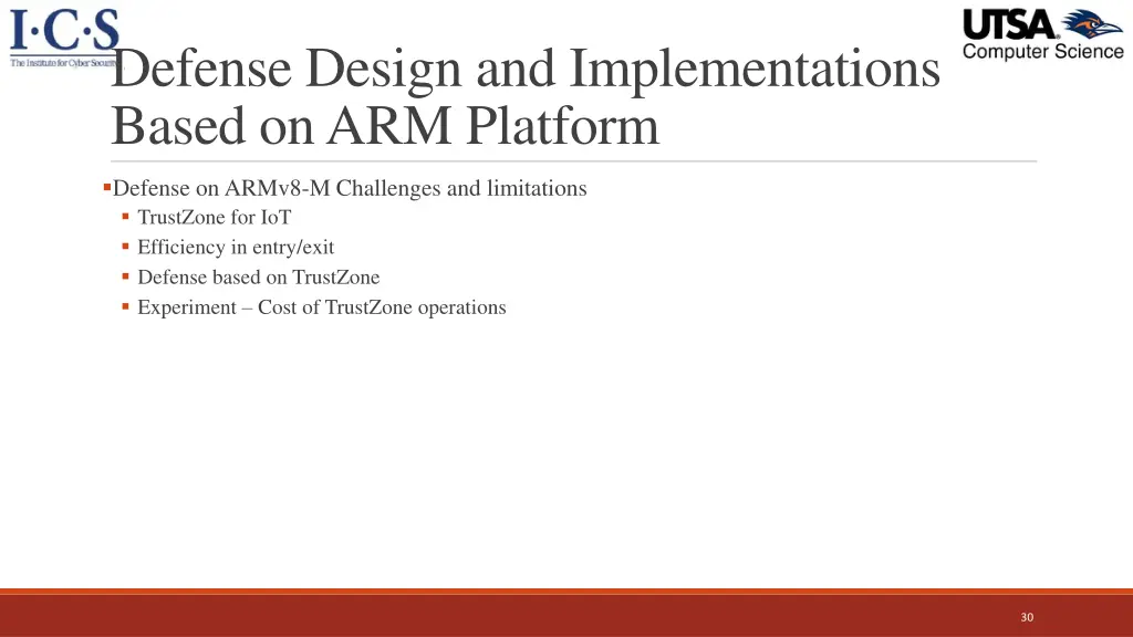 defense design and implementations based 2